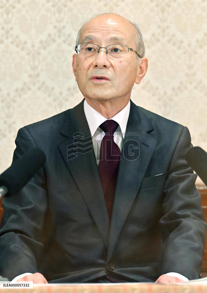 Former Japanese grand chamberlain Odano