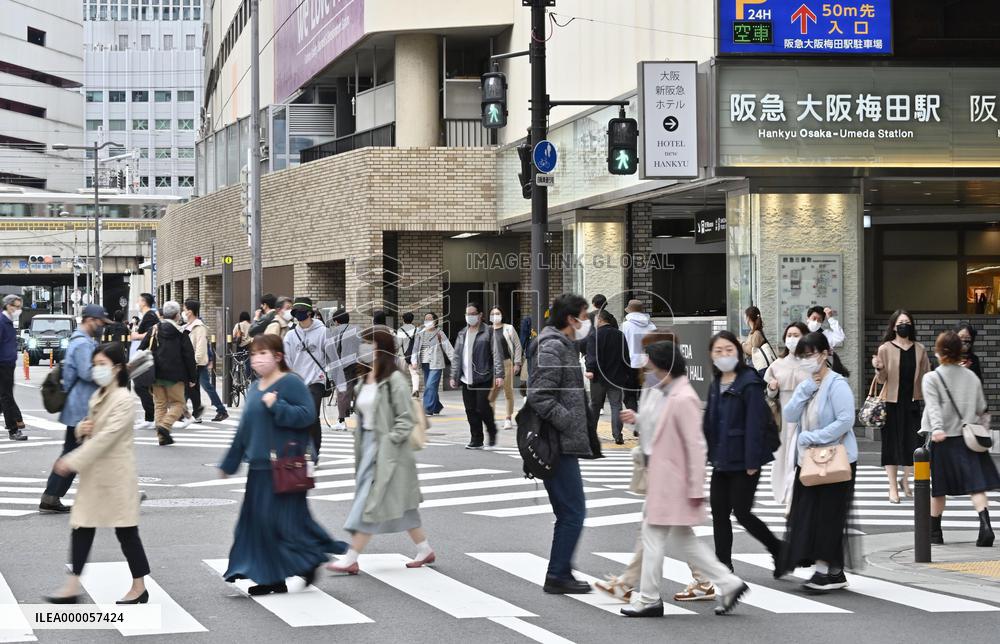 Coronavirus rampant in Osaka