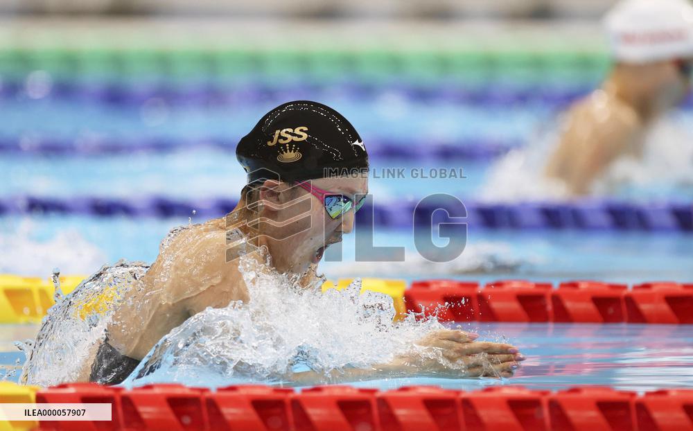 Swimming: National championships, final Olympic qualifier