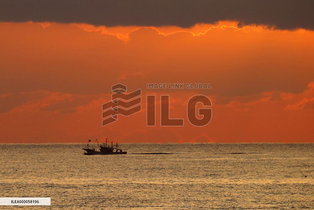 Fishing boat in Fukushima