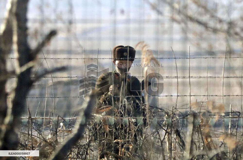 N. Korean border area with China