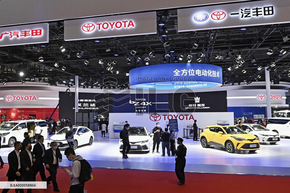 Motor show in Shanghai