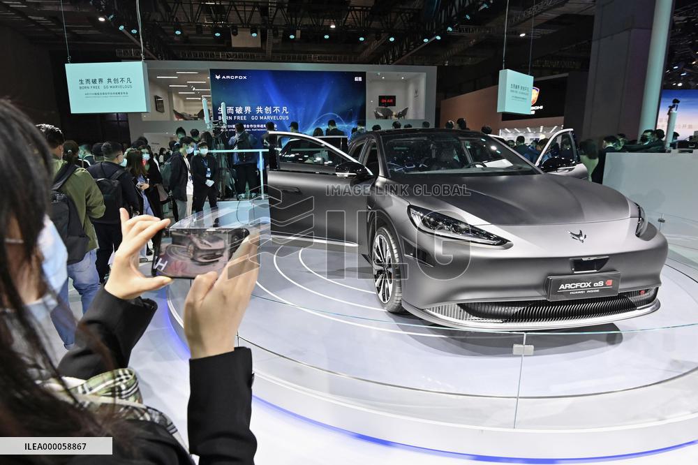 Motor show in Shanghai