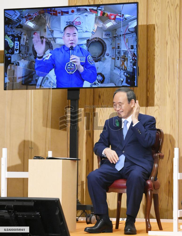 Contact between Japan PM Suga, astronaut Noguchi