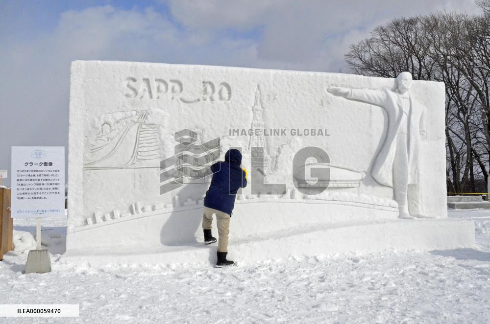 Makeup event for Sapporo Snow Festival