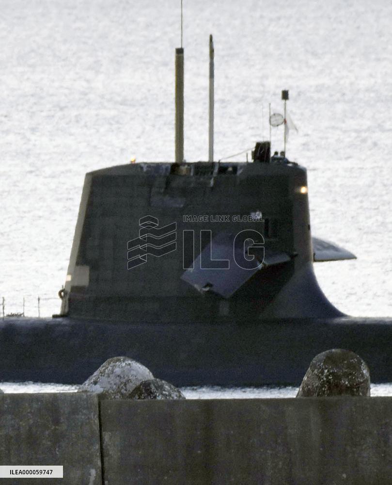 Japan submarine collides with commercial ship off Shikoku