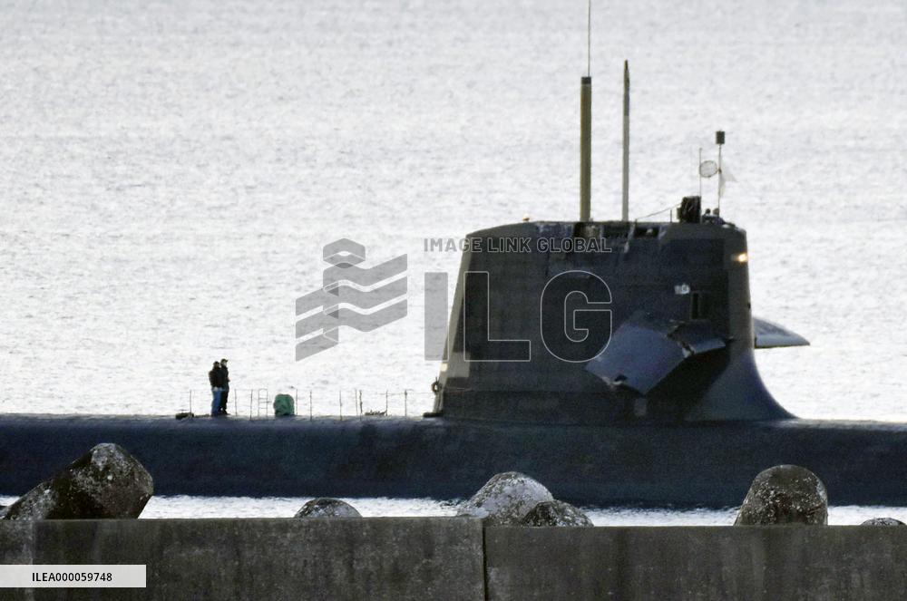 Japan submarine collides with commercial ship off Shikoku