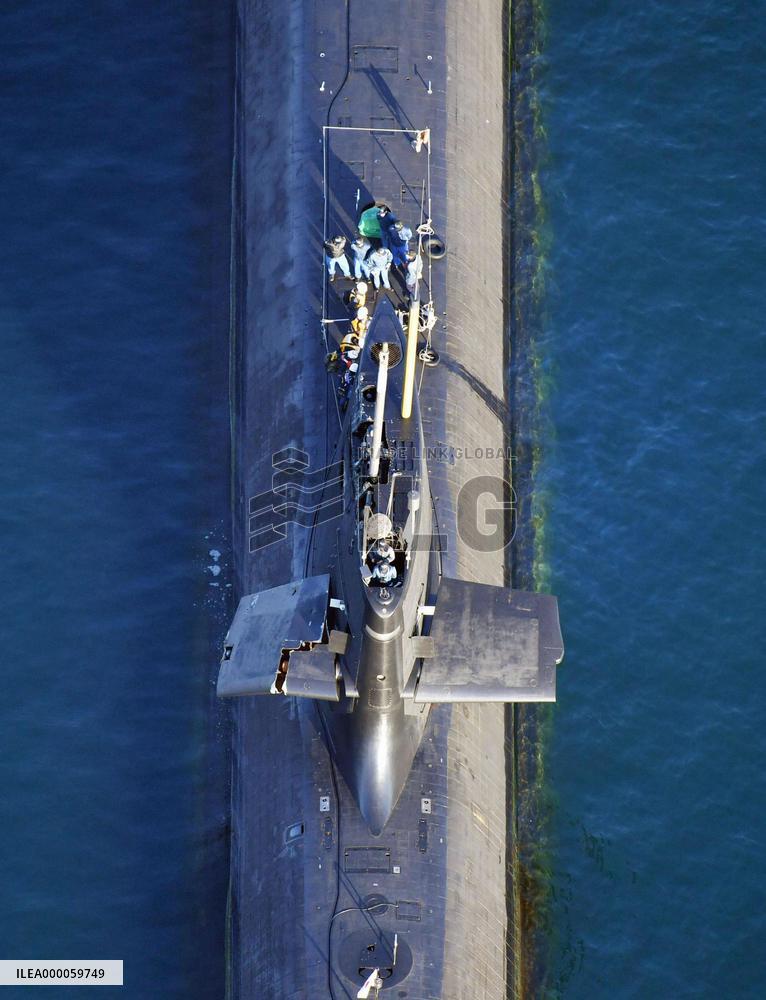 Japan submarine collides with commercial ship off Shikoku