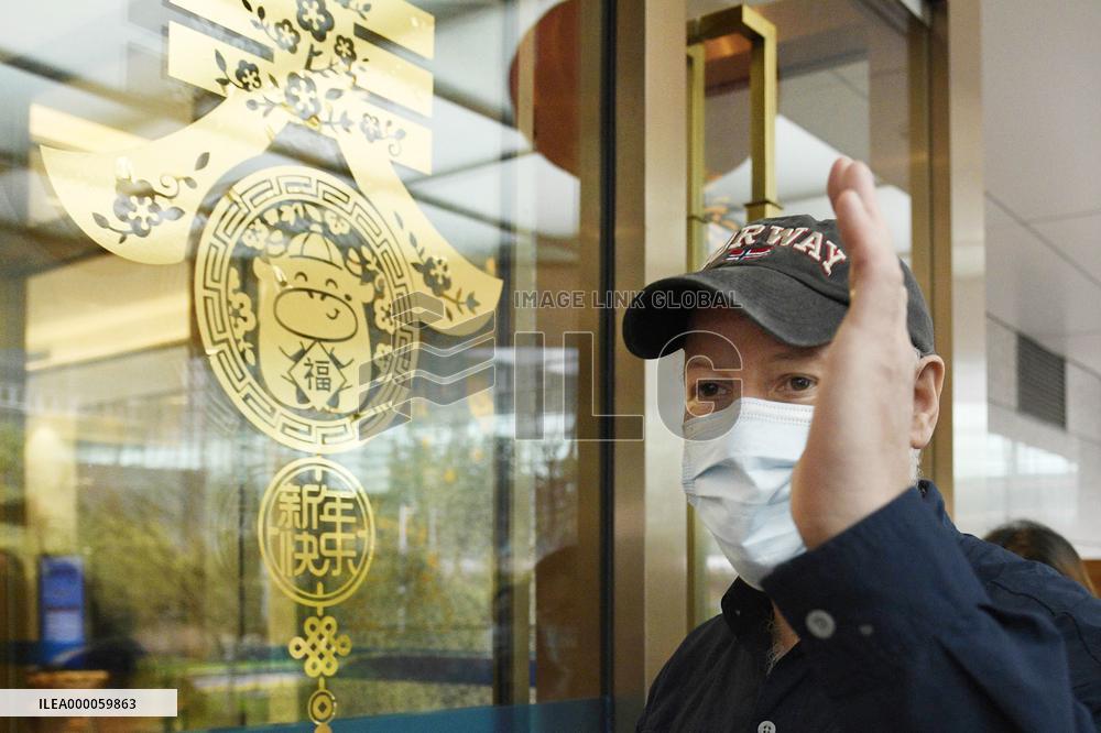 WHO team's departure after Wuhan mission