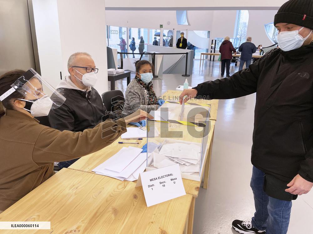 Regional election in Spain's Catalonia