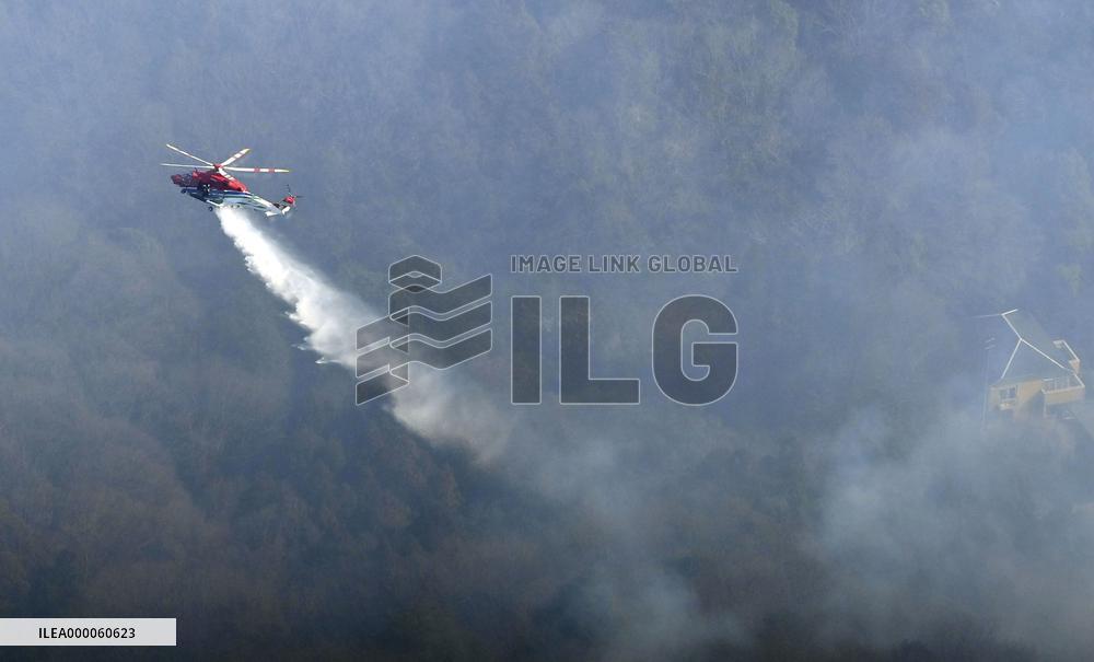 Wildfire in eastern Japan