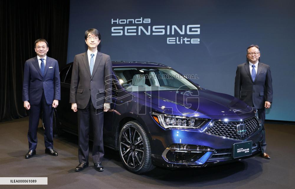 Autonomous Honda Legend sedan