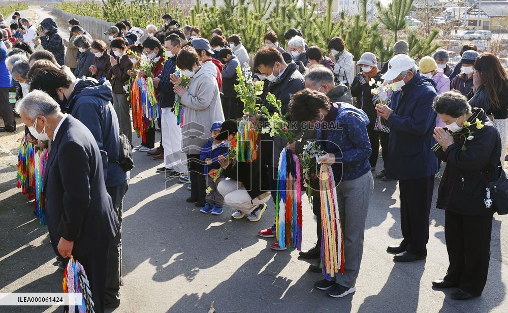 10th anniversary of 2011 Great East Japan Earthquake