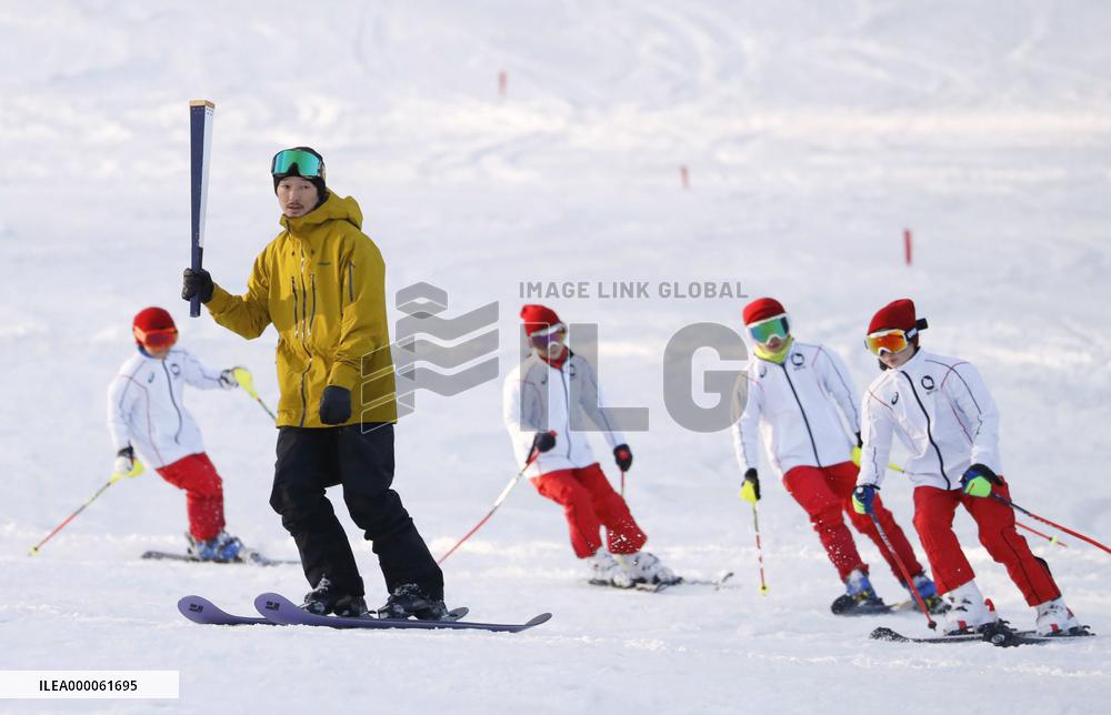 Tokyo Olympics torch relay rehearsal