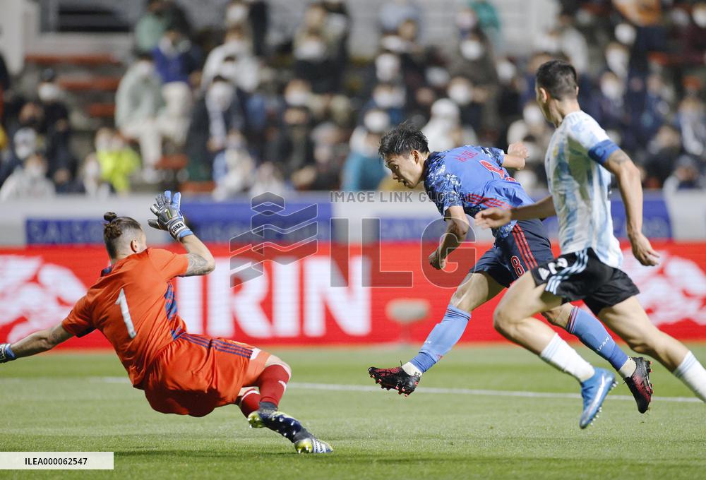 Football: Japan-Argentina U-24 friendly