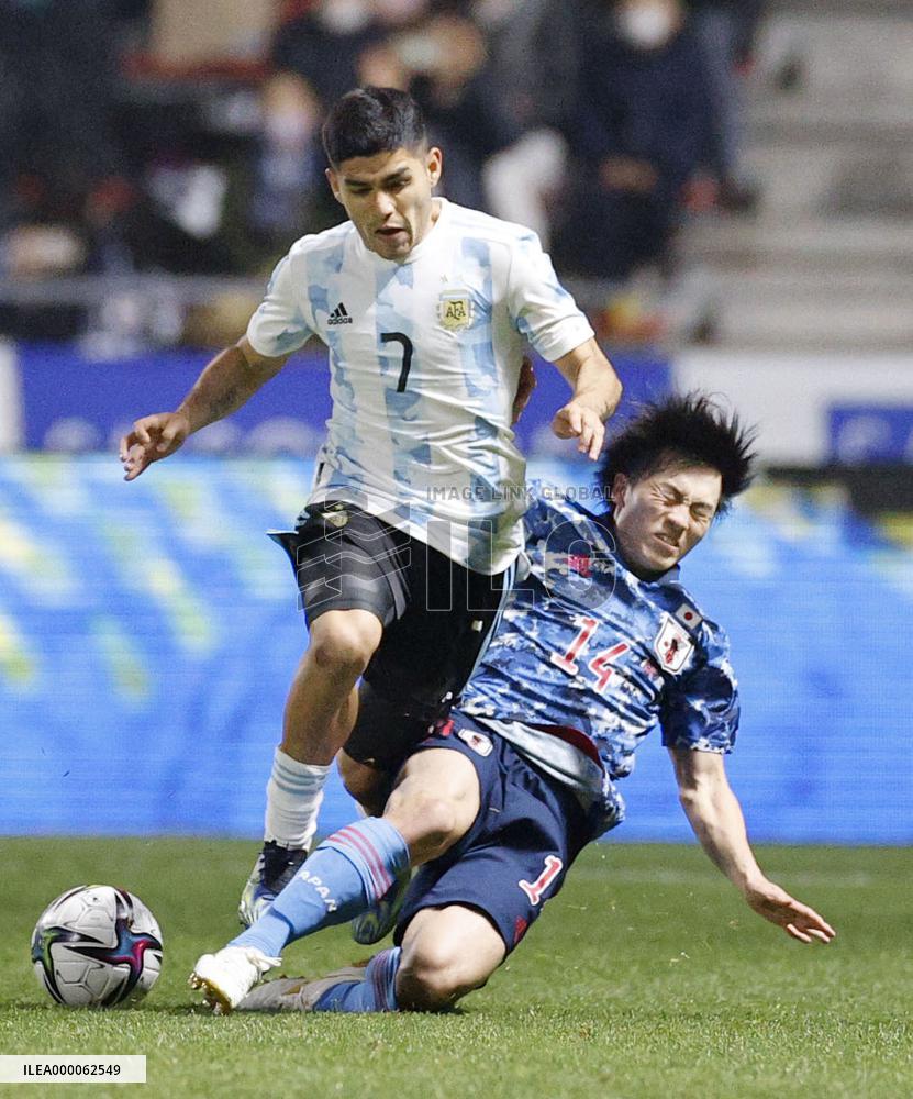 Football: Japan-Argentina U-24 friendly