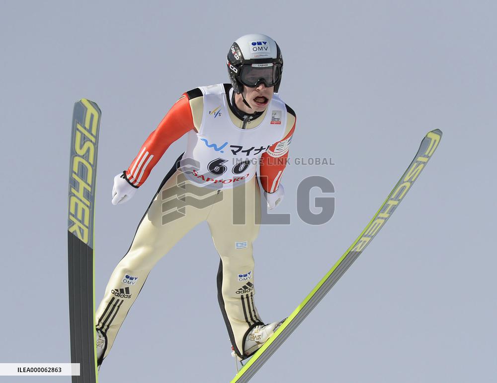 Koudelka of the Czech Republic wins Sapporo World Cup ski jumping