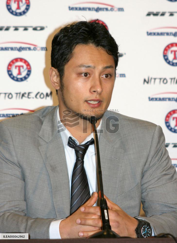 Texas Rangers' Darvish says elbow recovering smoothly