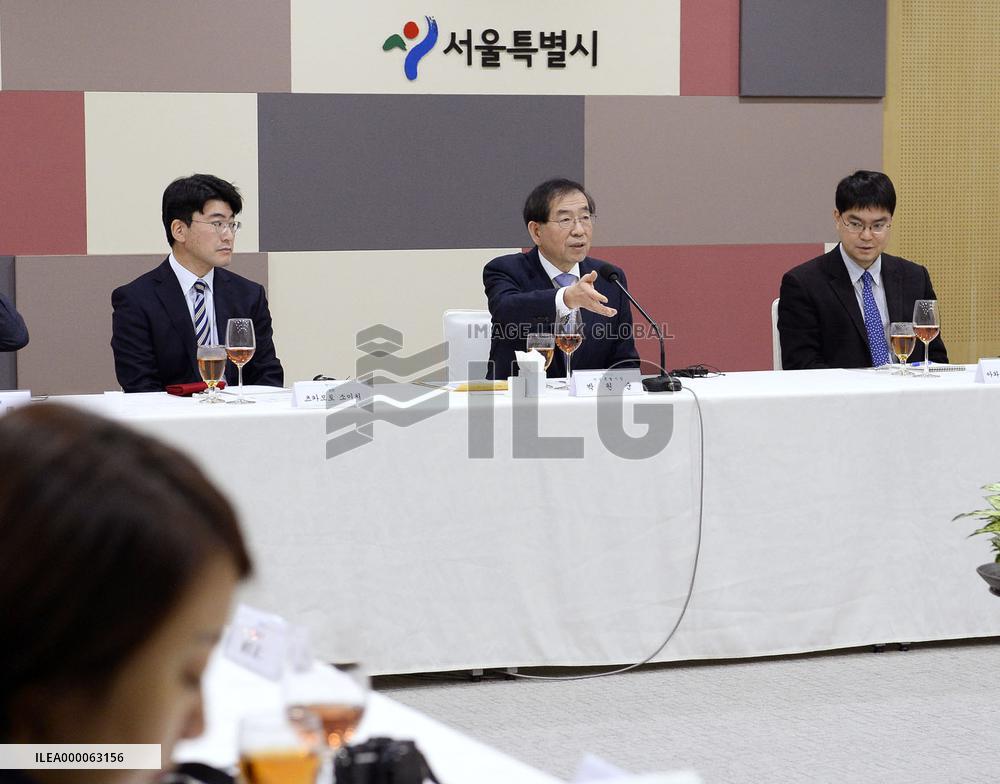 Seoul mayor to promote exchanges at regional level during Japan trip