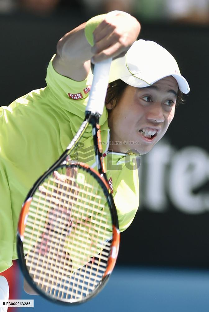 Nishikori beaten in Australian Open quarterfinals