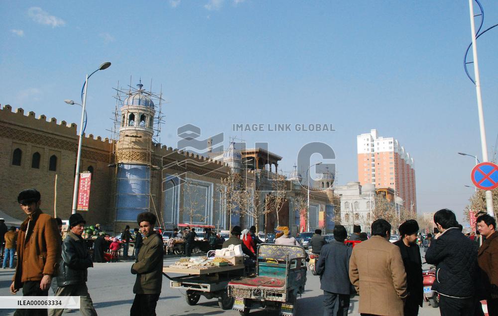 Street in Xinjiang autonomous region