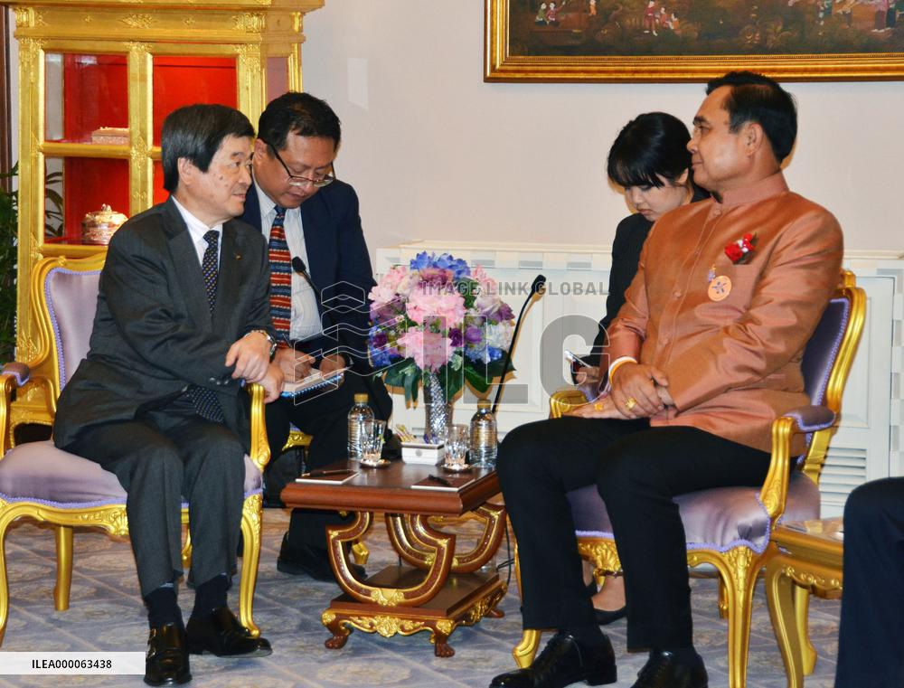 Japan's Keidanren mission meets with Thai PM