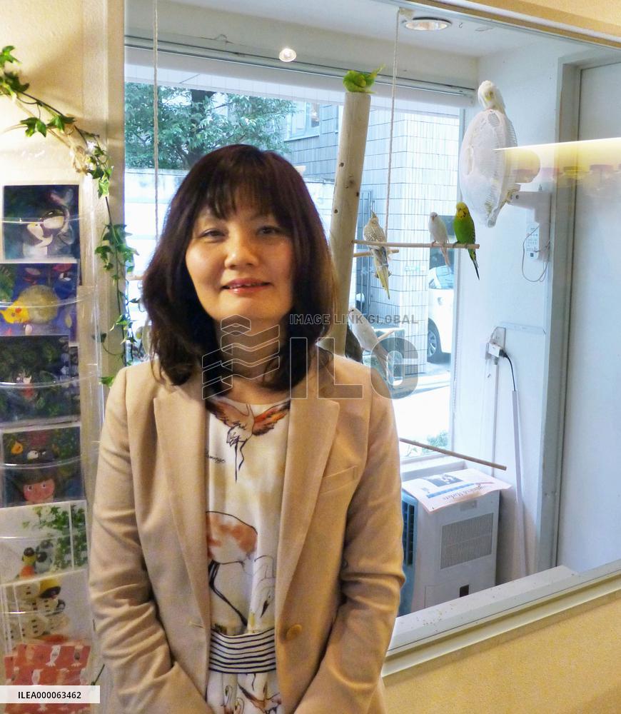 Woman operates 2 'Bird Cafe' teahouses in Tokyo