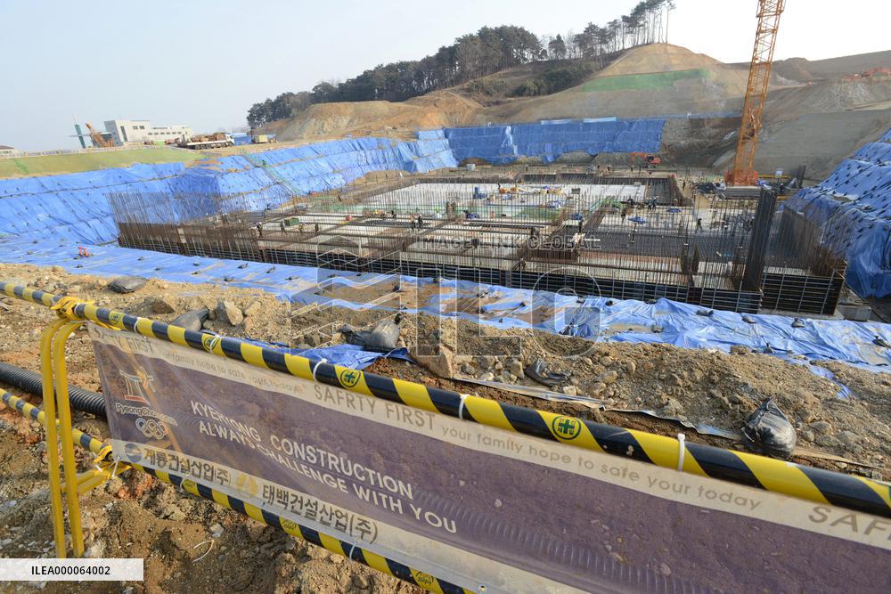 Groundwork underway at figure skating venue for 2018 Winter Olympics