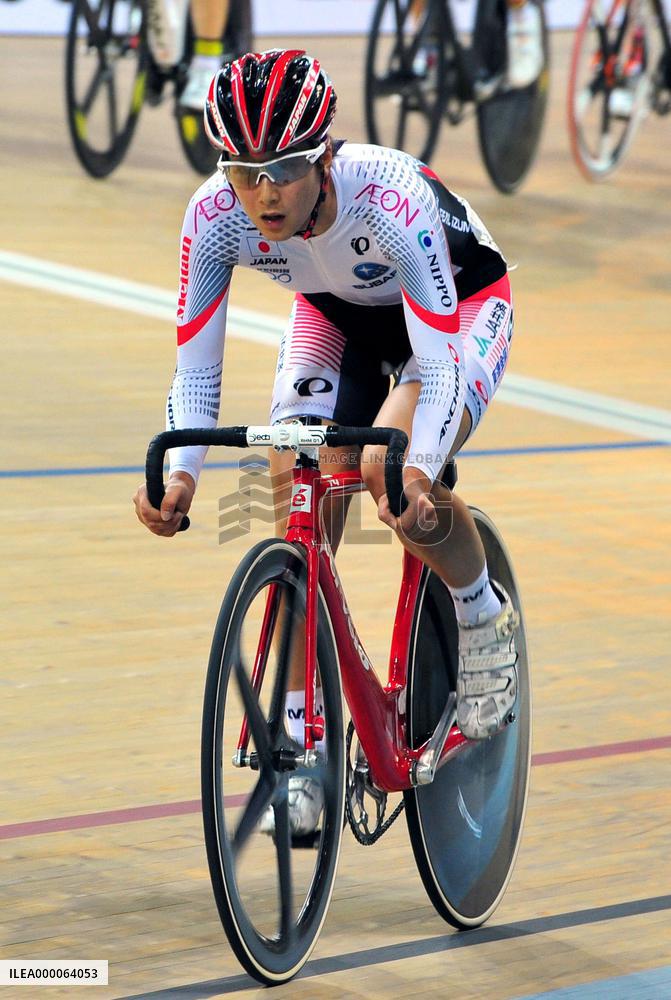 Japan's Uwano wins silver at track cycling world championships