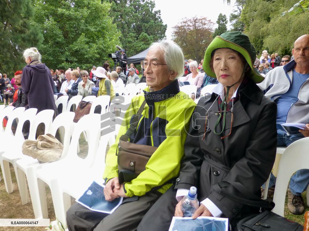 Kin of Japanese victims attend NZ quake anniversary ceremony