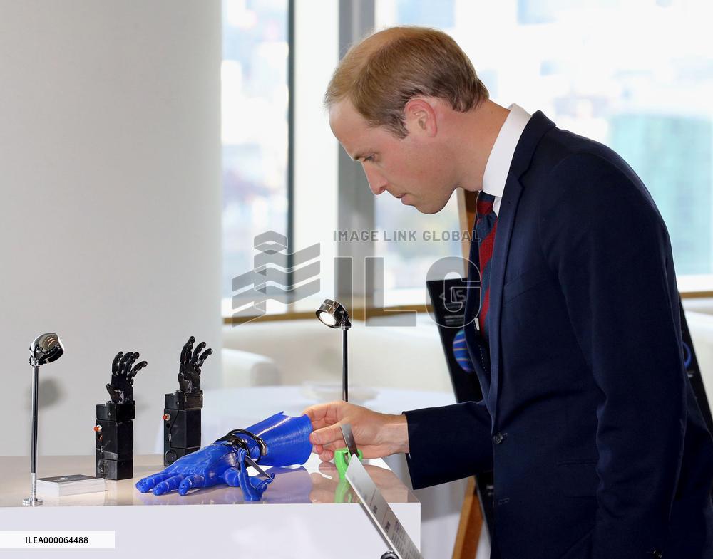 Britain's Prince William in Tokyo
