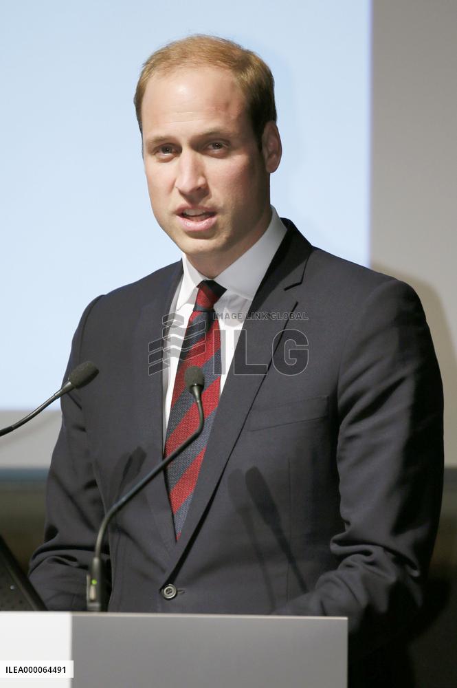 Britain's Prince William in Tokyo