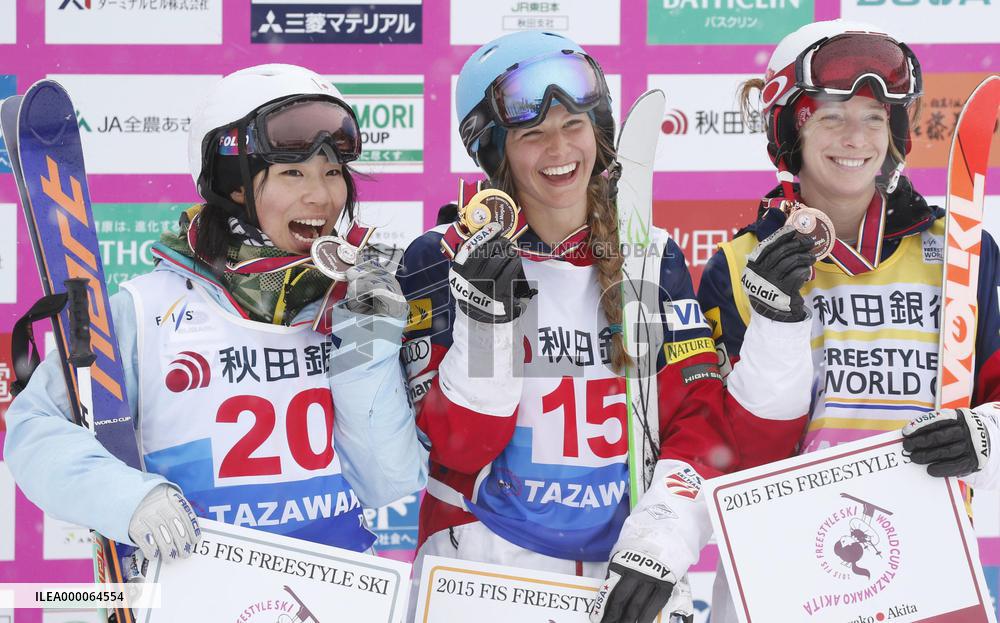 Schild of U.S. wins women's freestyle skiing dual moguls
