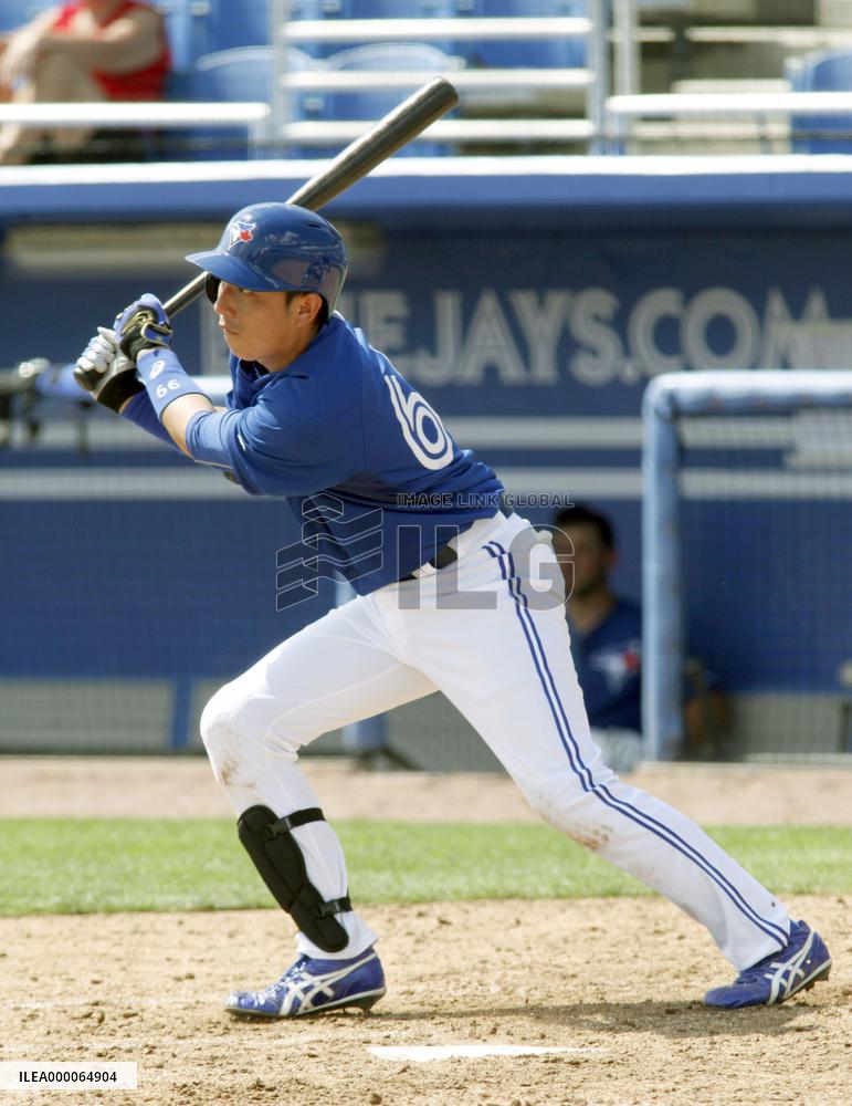 Japanese minor leaguer Kawasaki pops out