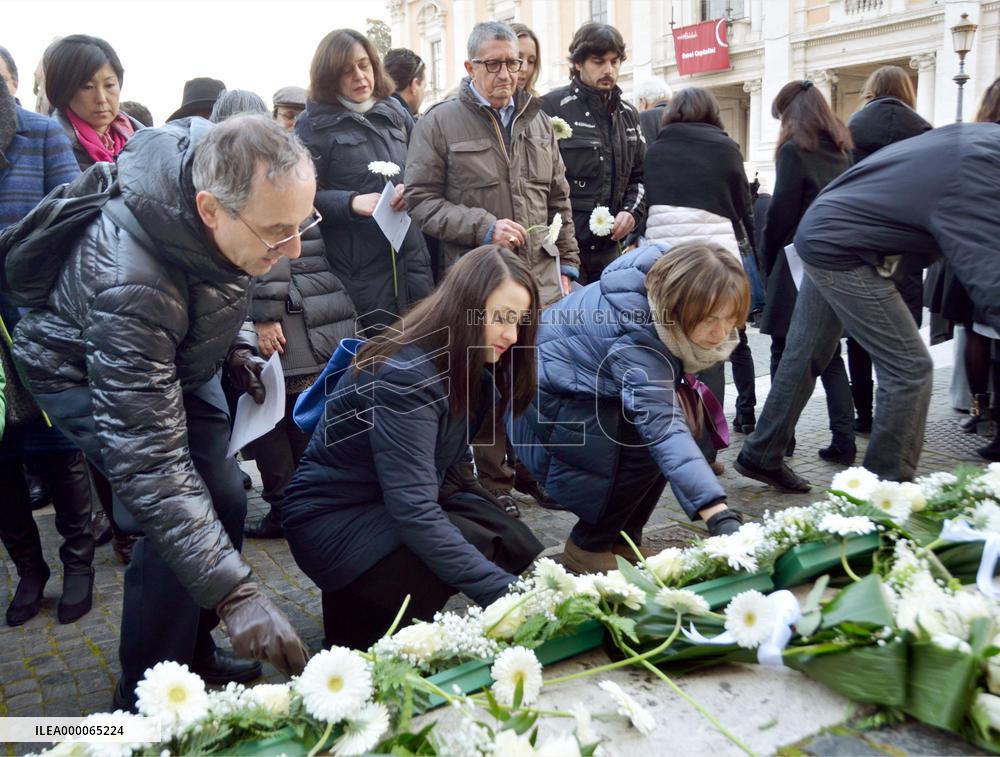 Memorial service held in Rome to mourn Japanese tsunami victims