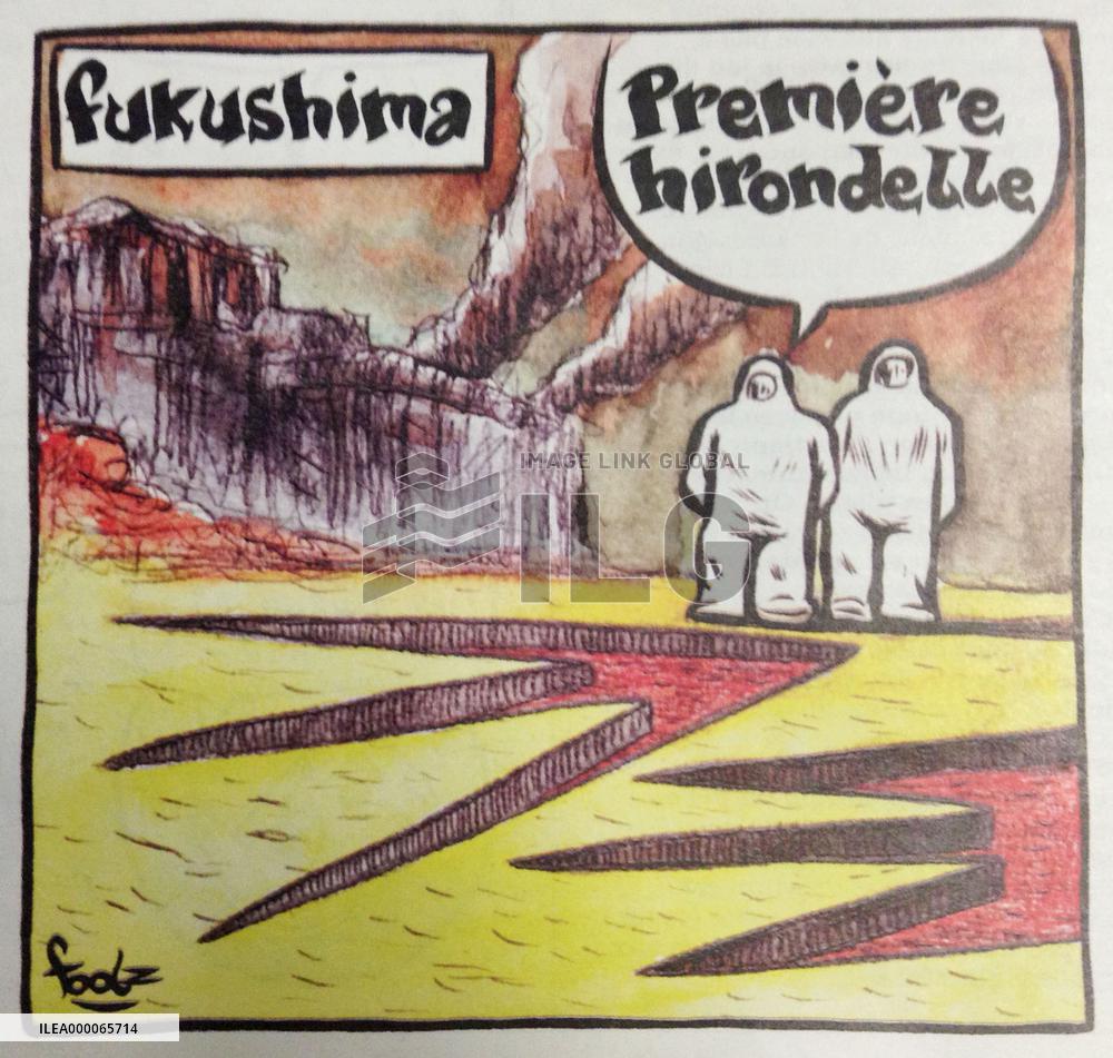 Charlie Hebdo takes up Fukushima nuclear crisis