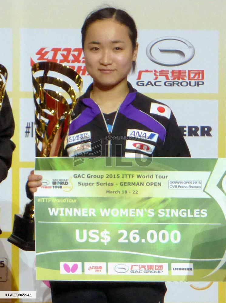 Japan's Ito becomes youngest winner on table tennis World Tour