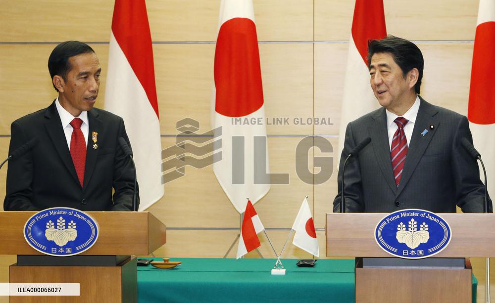 Abe, Jokowi vow to boost security, economic cooperation