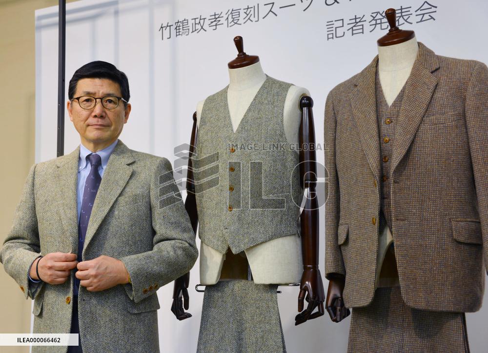 English-style suit liked by Nikka Whisky founder re-created