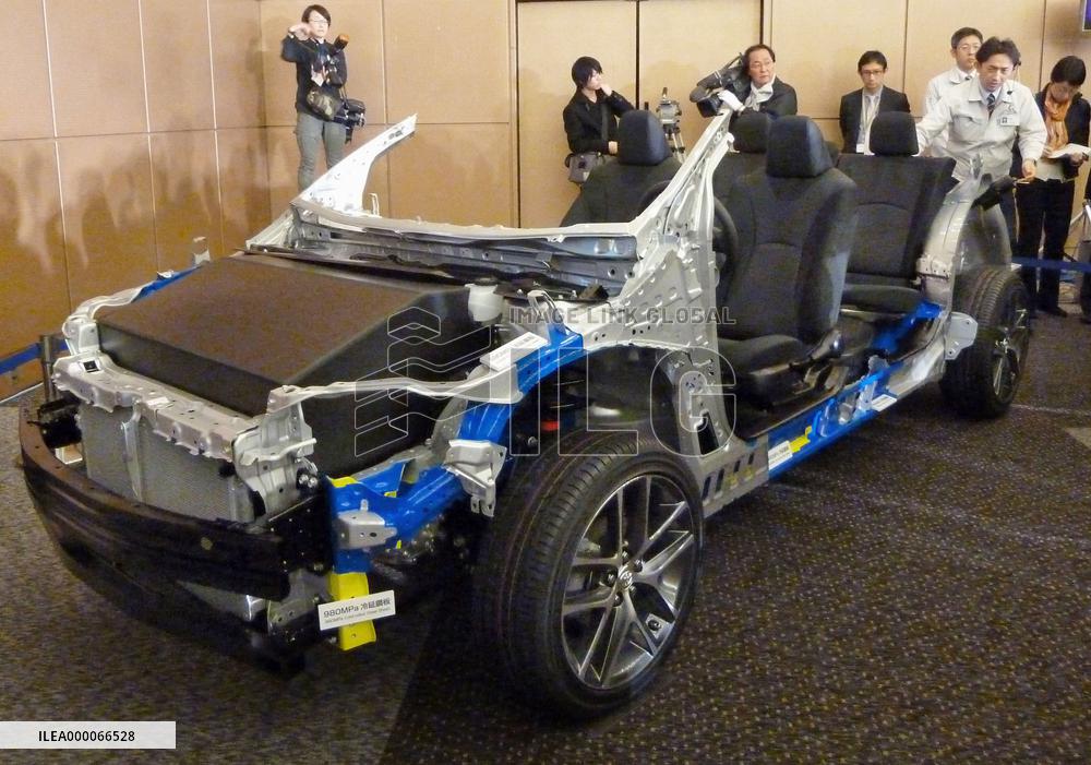Toyota shows vehicle frame to explain new modular platform