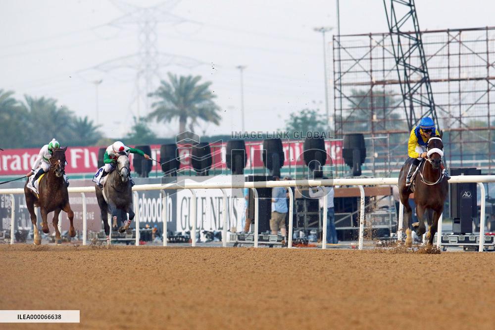 Japanese horse Golden Barows 3rd in UAE Derby race