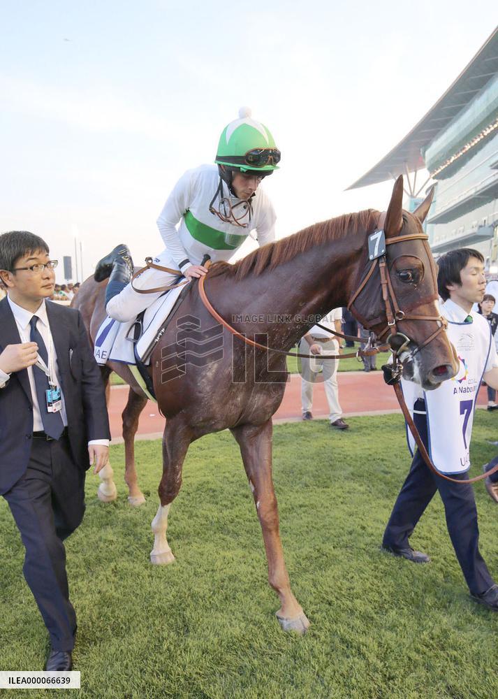 Japanese horse Golden Barows 3rd in UAE Derby race