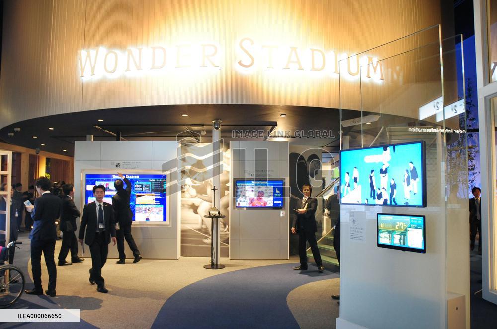 Panasonic holds exhibition of new devices with 2020 Olympics in mind