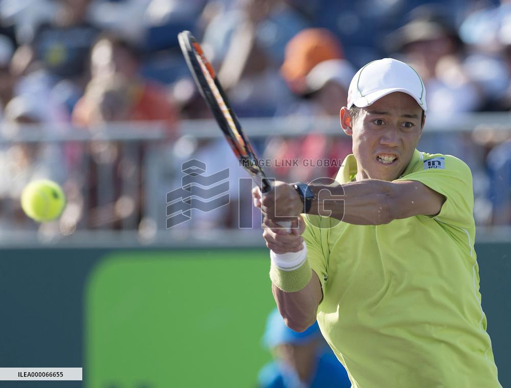 Nishikori reaches Miami Open q'finals