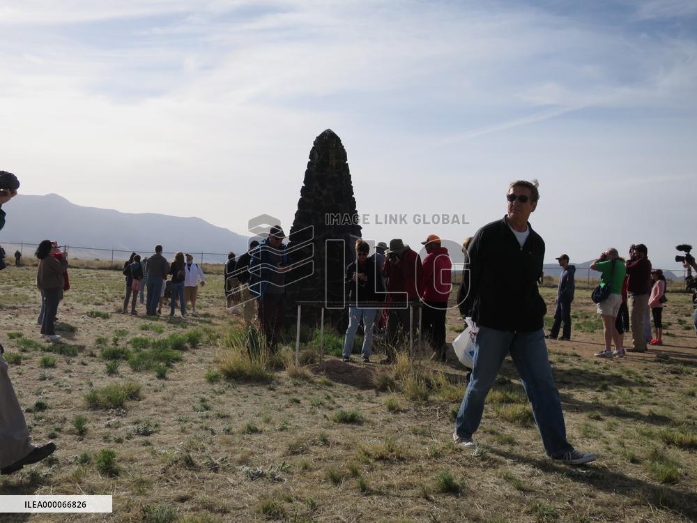 Thousands visit site of first nuclear bomb test
