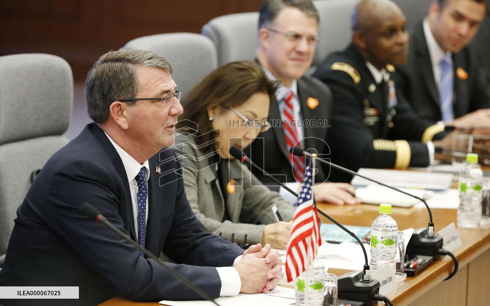 Japan, U.S. defense chiefs meet in Tokyo