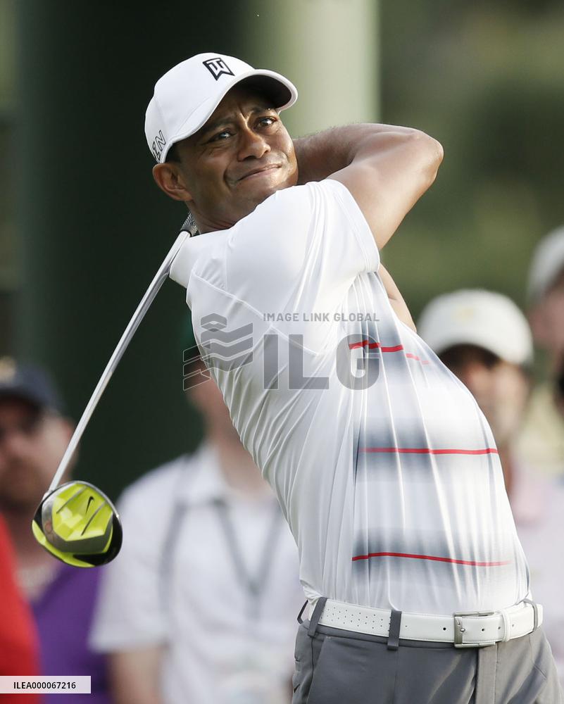 Tiger Woods at Masters Tournament