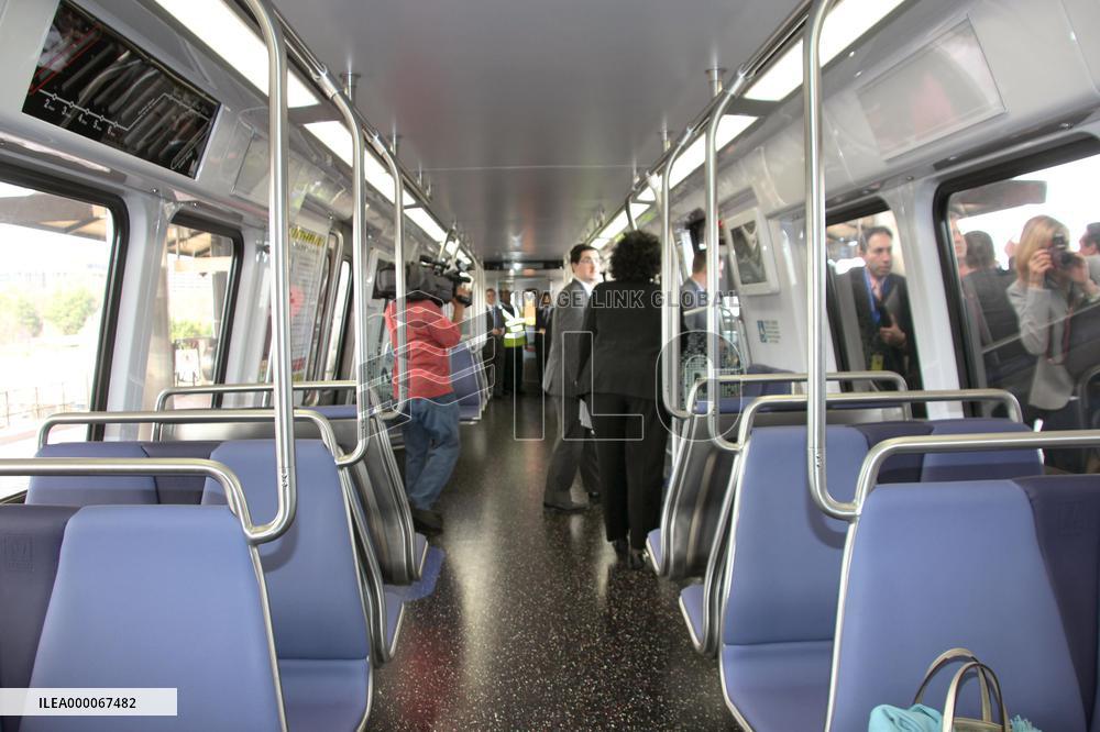 Kawasaki Heavy train ready for operation in Washington