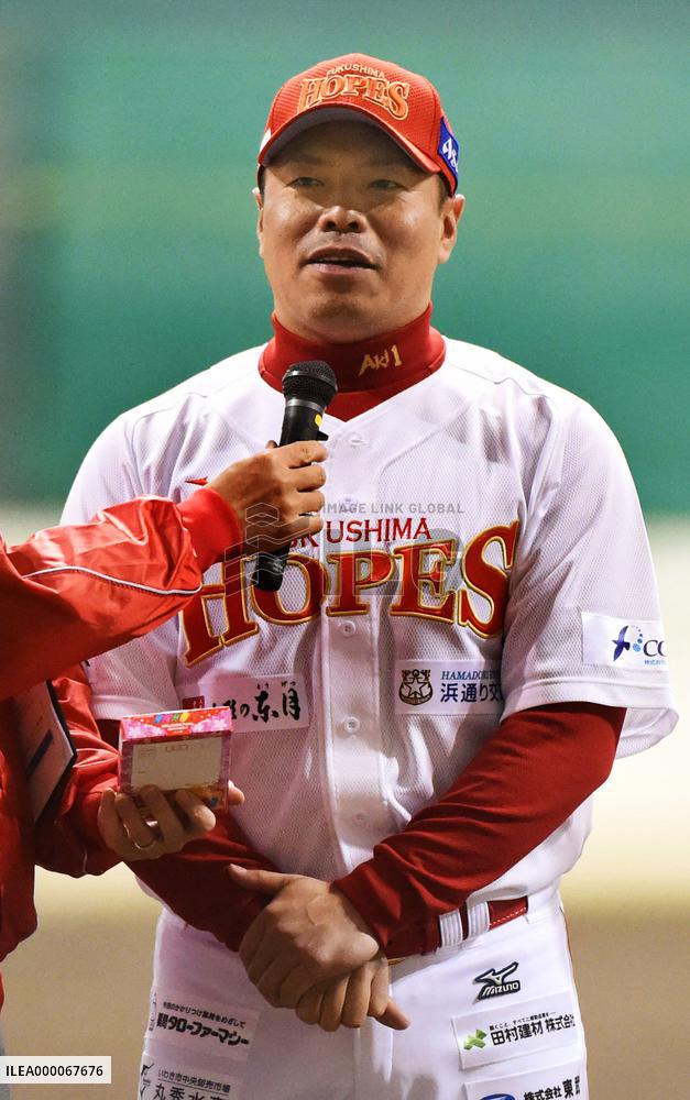 Independent BCL club Fukushima Hopes manager Iwamura