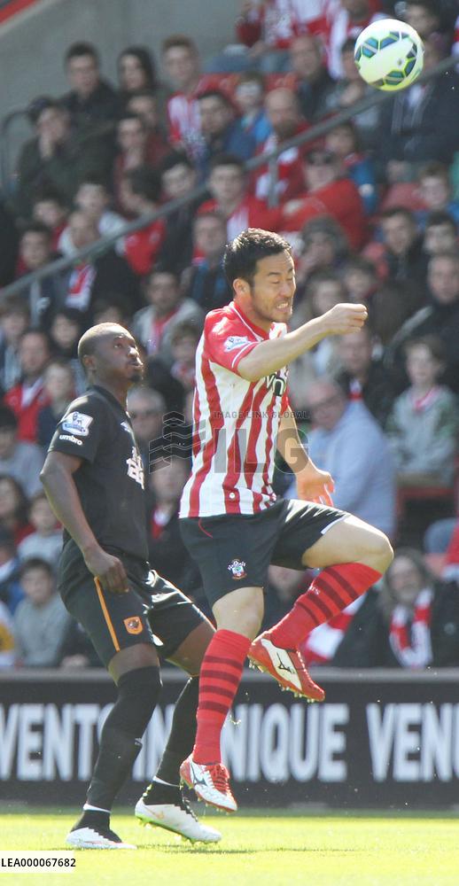 Yoshida in action in Premier League match